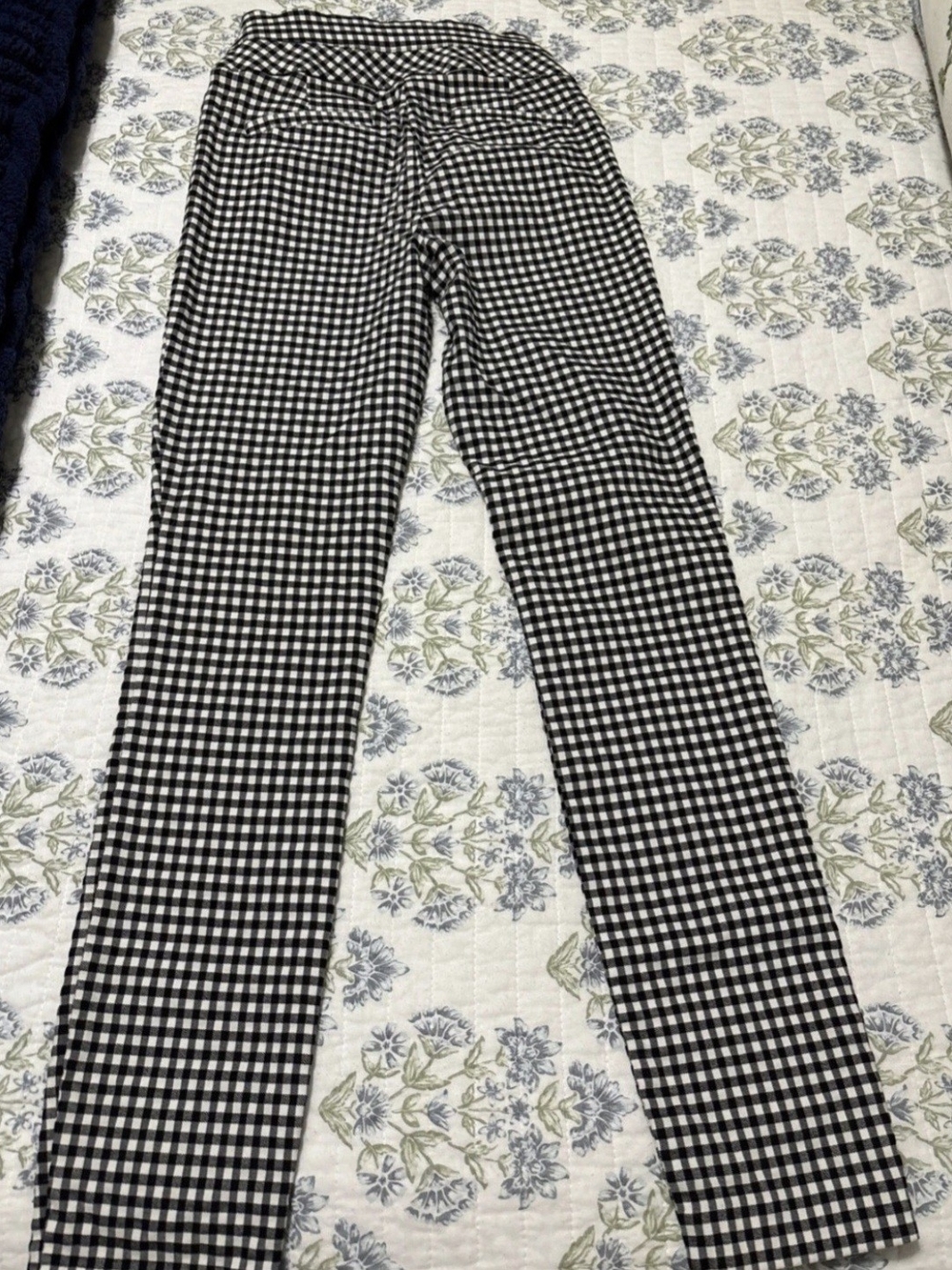 Candie's Straight Leg Pants Black & White Size XS